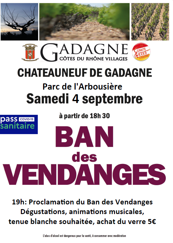 Ban des Vendanges 2021